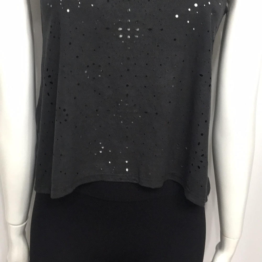 3/$15 Ripe Dark Grey Top Small - Picture 3 of 6